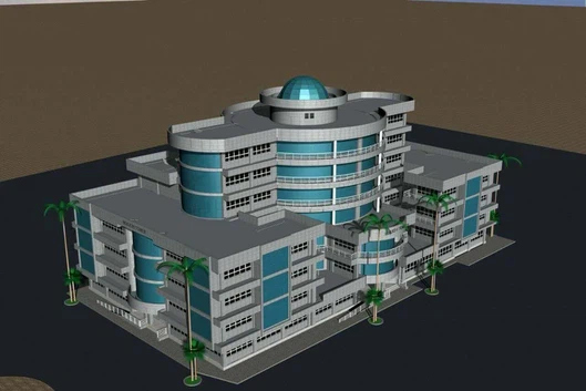 Восьмиэтажный офисный блок